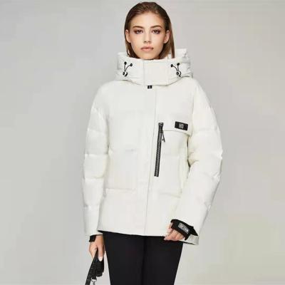 China Breathable Thick Down Jacket Women Hat Down Jacket Duck Down Jacket for sale