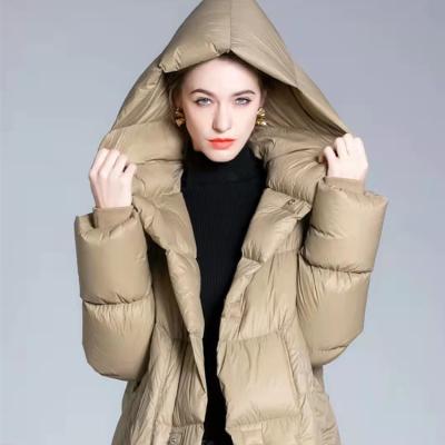 China The The New Windproof Long Down Jacket Women's Down Jacket Winter Jacket for sale