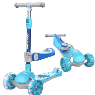 China Child Customized Folding Baby Scooter Widen Flash Wheel Children's Scooter for sale