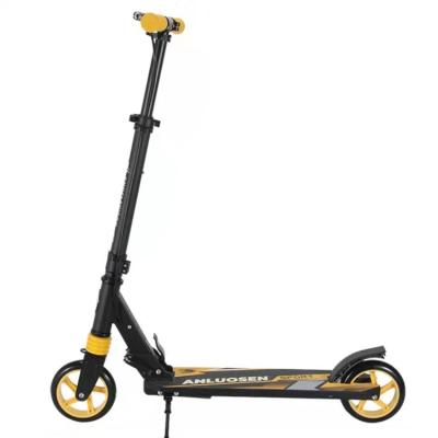 China PU Aluminum Alloy Hand Brake Folding Kick Scooter Kick Scooters for sale