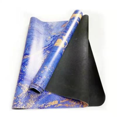 China Eco-Friendly Yoga Rubber Mat Protection Tyrant PU Rubber Yoga Mat for sale