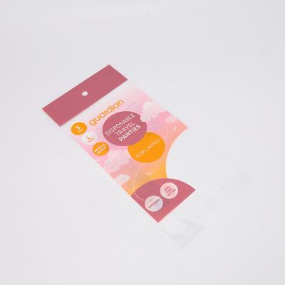 China Recyclable Low Price Customized Opp Plastic Bag With Hanger Hole Opp Card Head Hole Hanging Packing Bag for sale