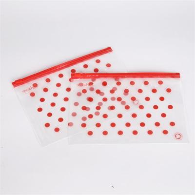 China Factory Supply Recyclable Customized Size Transparent Cosmetic Jewelry Packaging PVC Bags With Zipper for sale