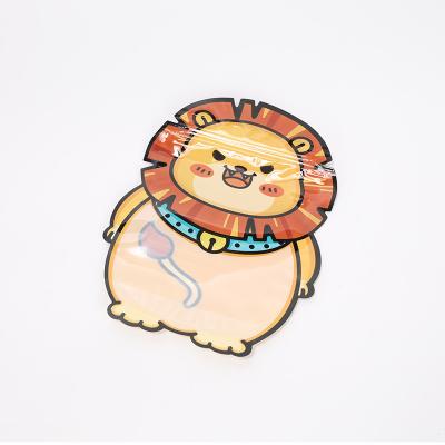 China Best Selling Custom Printed Recyclable Smell Resistant Plastic Special Shape Mylar Self Seal Toy Bag for sale