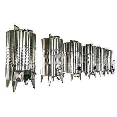 China food & Beverage Plant Stainless Steel Wine Fermentation Tank For Commercial Wine Processing Making Wine for sale