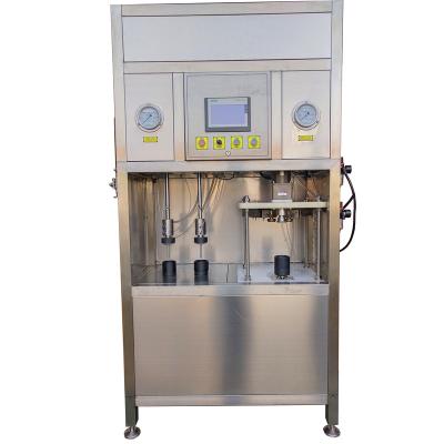 China food & Semi Automatic Beverage Factory Beer Can Equipment Machine / Craft Beer Filling And Sealing Line / Canning Machine for sale