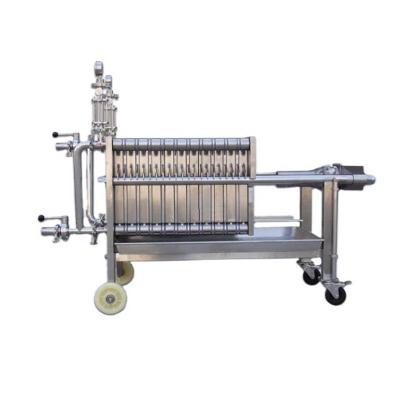 China food & Automatic Beverage Plant 40*40 Filter Press Machine For Coconut Filter Machine Plate Frame Wine Filter For Plant for sale