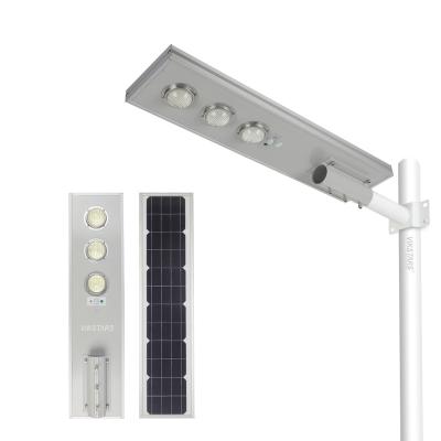 China Garden/road/street/bridge 50/100/150w all in one solar street light for wholesale price solar high lumen street light road garden lamp solar street light for sale