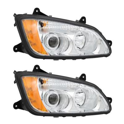 China Plastic USA warehouse direct shipping truck body spare parts headlight for T660 for sale