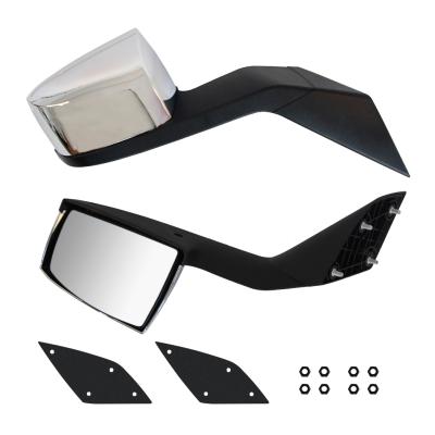 China ABS Dropshipping VNL Truck Rearview Assembly Chrome Hood Corner Mirror for sale