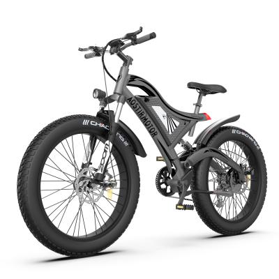 China Alloy Suspension Frame 45km/h 750w 48v Downhill Electric Bike Aluminum Ebike for sale