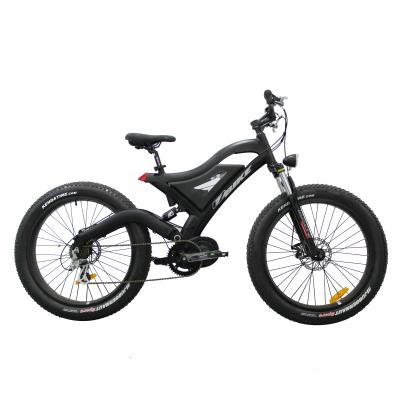 China Aluminum alloy 45km/h full fat tire 48v mid drive 1000w BAFANG motor electric bike for sale