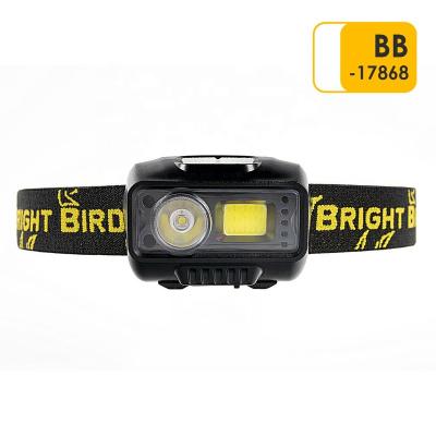 China Outdoor Multi-functional Rechargeable Motion Sensor Headlight Usb Emergency Emergency Headlight Waterproof Led Head Light for sale