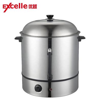 China Stored 40L Stainless Steel Electric Corn Food Steamer For Cooking Equipment for sale