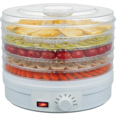 China Home Use 32cm Diameter Mini Type Electric Round Adjustable Temp Mini Food Dehydrator Machine for sale