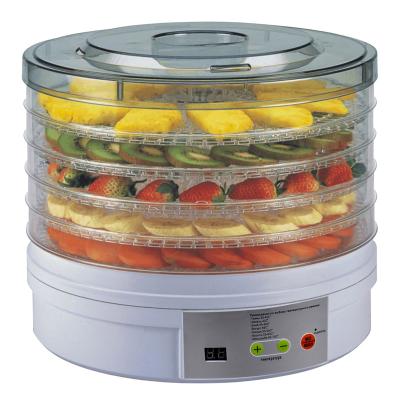 China Home Sausage Electric Mini Food Dehydrator Luxury Electric Digital Fruit Meat Use Dry Food 5 Trays for sale