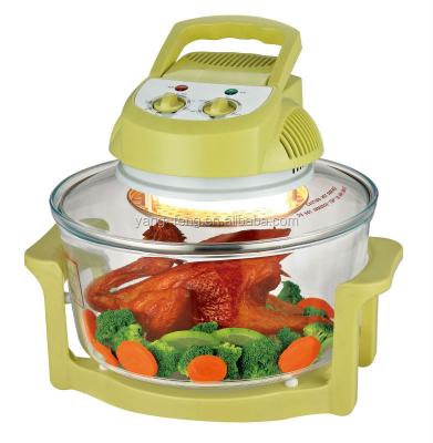 China Household wholesale 12L EL-817Y yellow color flavorwave electric halogen oven for sale