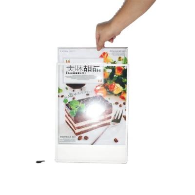 China Indoor Aluminum Frame A4 Acrylic LED Menu Light Boxes And Display Sign Advertising for sale