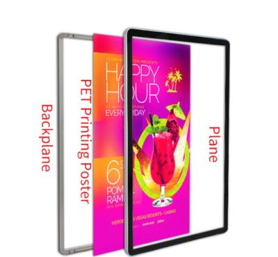 China Indoor Magnetic Slim Snap Frame Led Advertising Light Box for sale