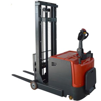 China Hot Selling Hotels Pedal Max Stand On Narrow Track Electric Forklift Balanced Price for sale