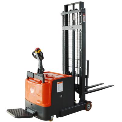 China Hotels China Warehouse Use Full Electric Counter Balanced Truck Stacker Forklift for sale