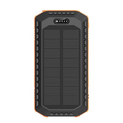 China 2W Dual LED Lights Solar Power Bank Phone Charger For Iphone Samsung Huawei for sale