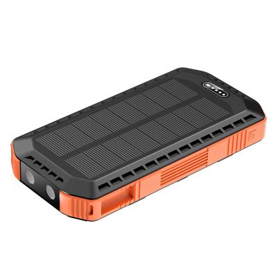 China CE IP66 Waterproof 2000000mah Dual Usb Portable Solar Charger Solar Power Bank For Phone for sale