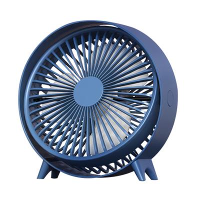 China 360 Degree Rotation 3 Speed Rechargeable Quiet USB Desk Fan for sale