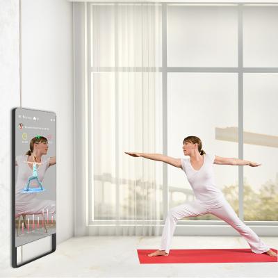 China Indoor smart touch screen mirrors smart wifi mirror gym 4 3inch interactive android fitness lcd fitness mirror workout for sale