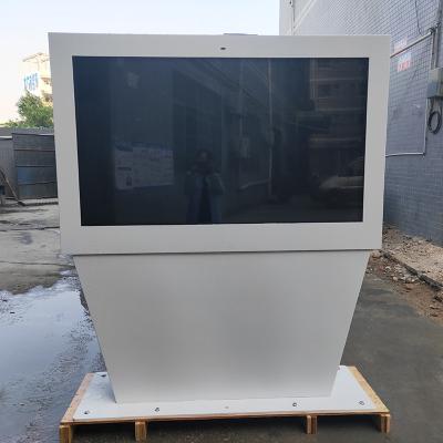 China HBONY 65inch Outdoor Full Color Floor Stand Floor Display Touch Screen Outdoor Digital Signage Totem Screens for sale