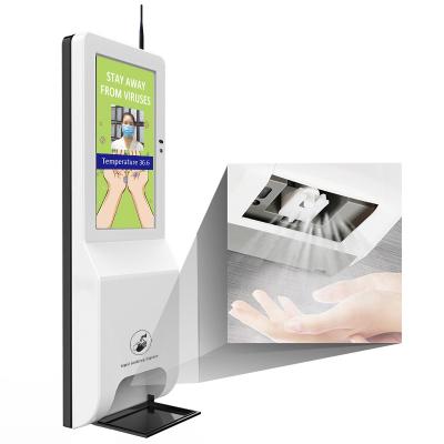 China Indoor Indoor Digital Signage Machine Windows Hand Sanitizer Vending Machine for sale