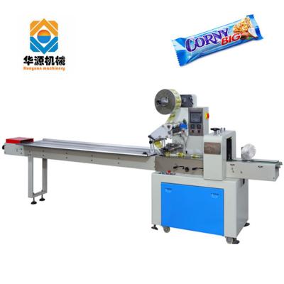 China Products Huayuan KD -260 Automatic Flow Packing Machine Chocolate Energy Bar Packaging Machine for sale