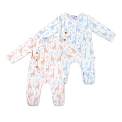 China Wholesale Hot Sale Eco-Friendly Breathable Autumn Winter 100% Cotton Organic Baby Clothes Soft Baby Romper Full Sleeve for sale