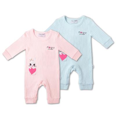 China Eco - Friendly High Quality Cotton Knitted Baby Clothes Long Sleeve Baby Rompers for sale