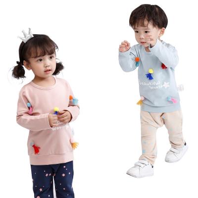 China Frence Terry Baby Clothes Set Toddler Boy's Tracksuit Kids Fall Baby Boy Clothing Set for sale