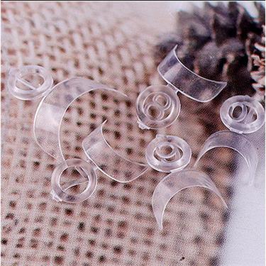 China WELLFLYER FANATS-001 French Clear Full Cover Acrylic Multi Shaped False Nail For Nail Salons And DIY Nail Art for sale