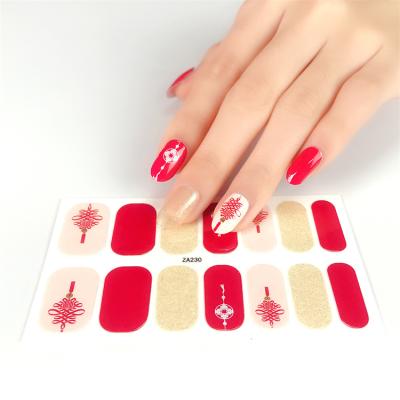 China WELLFLYER Hotsale Nail Art DIY Accessories Plastic Professional Fashion Beauty Plastic Manicure False Nails Nail Sticker for sale