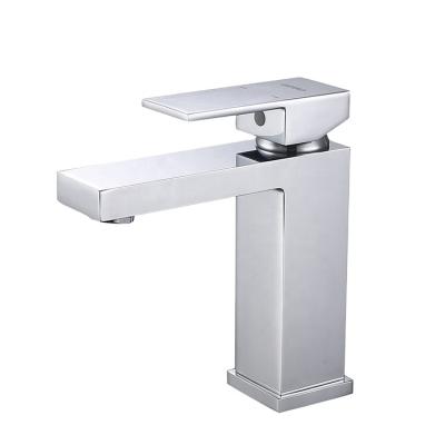 China Contemporary CUPC Bathroom Faucet Square Basin Mixer Waterfall Faucet Vanity Faucet Brass Faucet for sale