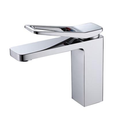 China Bathroom Contemporary Hot Cold Bathroom Sink Faucet Sink Grifo CUPC Square Basin Mixer Mixer for sale