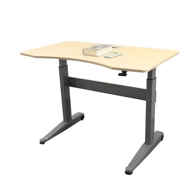 China Factory adjustable chinese burlywood lightweight ergonomic lift table table lift (height) for office for sale