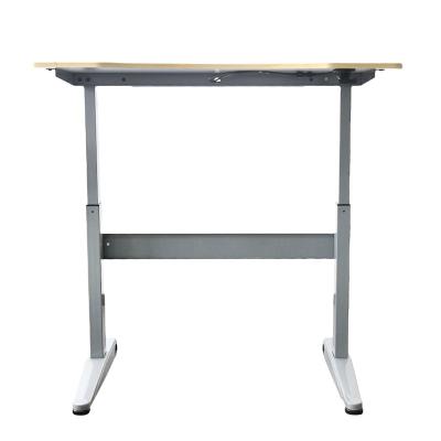 China Height Adjustable Chinese Adjustable Desk Factory Electric Gas (Height) Lifting Double Column For Office for sale