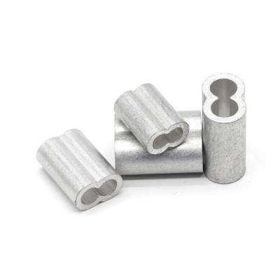 China Wire Rope M5 eight type metric ferrule wire rope cable aluminum sleeve  fittings for sale