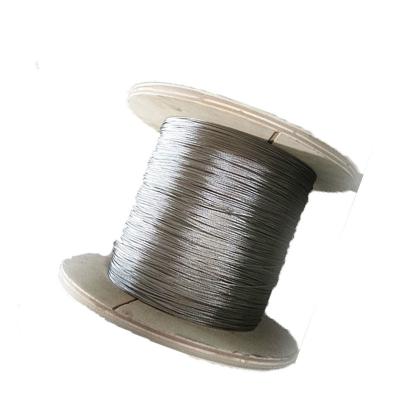 China MANUFACTURING 1-12MM stainless steel 304 316 wire rope cable made in China for sale