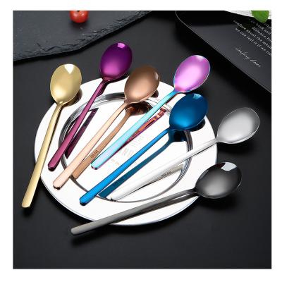 China New Design Fashion Disposable Coffee/Tea Scoop Dessert Yogurt Salad Coffee Spoon for sale