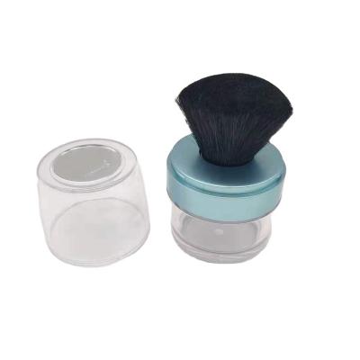 China New Hot Sales Packaging Empty Cosmetic Jar Powder Brush Powder Container Jar Brush With Mirror for sale