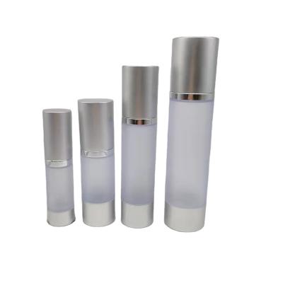 China Factory Wholesale Slim Anodized Aluminum Packaging Bottle Sub-Packing Lotion Essence Airless Bottle for sale