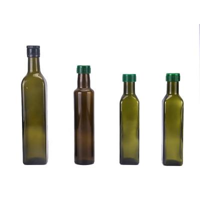 China Dark Green Best Selling Price 500ml Olive Oil Glass Bottles For Beverage for sale