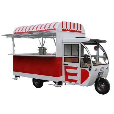 China Fried Food Mobile Food Carts Customized Snacking Mobile Catering Equipment Food Vending Cart Trailer for sale