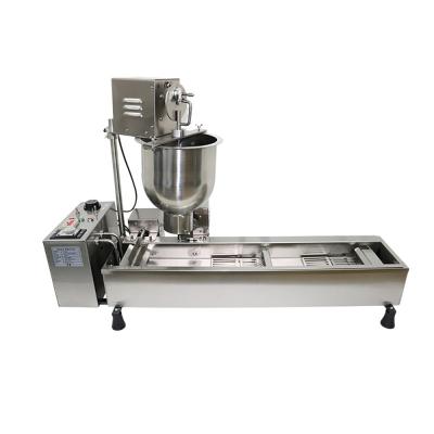 China Commercial Single Row Donut Maker Machine 110v Commercial Donut Maker Machine 304 Stainless Steel Automatic Donut Making Machine for sale