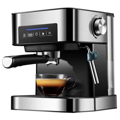 China Independent Control Home Small Semi-automatic Commercial High Pressure Steam Frothing 20bar Milk Espresso Coffee Machine for sale